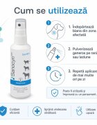 SANOCYN Forte Rani si Leziuni Cutanate îngrijire răni soluție câini și pisici antibacteriană flacon 75ml