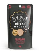 Schesir After Dark Velvet Mousse Pui și Vită plic hrană umedă fără cereale pisici (mousse) 80g