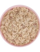 Schesir Baby Fillets Pui și Somon conservă hrană umedă fără cereale pisici junior (în supă) 70g