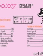 Schesir Baby Fillets Pui și Somon conservă hrană umedă fără cereale pisici junior (în supă) 70g