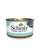Schesir Baby Kitten Ton și Aloe Vera conservă hrană umedă pisici junior (în aspic) 85g