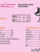 Schesir Baby Mousse Somon și Pui plic hrană umedă fără cereale pisici junior (mousse) 70g