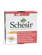 Schesir Complementary Adult Small XS-S Pui și Morcov conservă hrană umedă câini (în aspic) 85g