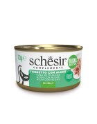 Schesir Complementary In Jelly Ton și Alge Marine conservă hrană umedă pisici (în aspic) 70g