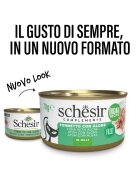 Schesir Complementary In Jelly Ton și Alge Marine conservă hrană umedă pisici (în aspic) 70g