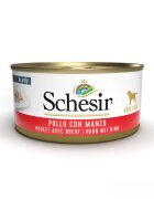 Schesir Complementary In Jelly XS-XL Pui și Vită conservă hrană umedă câini (în aspic) 150g