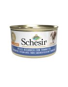 Schesir Complementary XS-S Macrou și Ton conservă hrană umedă câini (în aspic) 85g