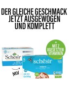 Schesir Complete Nutrition Multipack Ton conservă hrană umedă pisici (în aspic) multipack 50g x 6buc