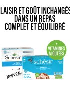 Schesir Complete Nutrition Multipack Ton conservă hrană umedă pisici (în aspic) multipack 50g x 6buc