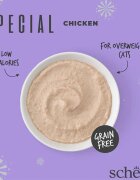 Schesir Special Light Pui plic hrană umedă fără cereale pisici obezitate (mousse) 70g