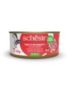 Schesir Ton și Creveți conservă hrană umedă pisici (în aspic) 140g