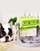 SHAW Hrănitor cu Rulare & Stimulare Mentală jucărie interactivă câini și pisici plastic Hrănitor cu Rulare & Stimulare Mentală jucărie interactivă câini și pisici XS-M plastic verde 1buc