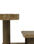 SHAW Istanbul ansamblu de joacă pisici 5 etaje 1 căsuța MDF și pluș elemente de zgâriat elemente hamac bej 52x100x172cm