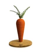 SHAW Morcov stâlp de zgâriat cilindric pisici MDF și sisal portocaliu 35x35x42cm