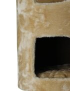 SHAW Oslo căsuța rotundă pisici MDF bej 45x45x60cm