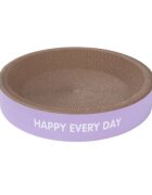 SHAW Patut scratcher pisici carton mov ⌀45cm
