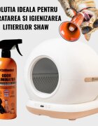 SHAW PetStandard solutie profesionala enzimatica pentru eliminarea mirosurilor & curatare urina fecale voma câini și pisici 750ml