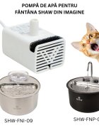 SHAW Pompă Fantană Tip Robinet Inox pompă fântână pisici 1buc