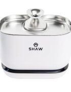 SHAW PRO V3 fântână câini dreptunghiulară senzor pompă inducție sistem filtrare PVC PRO V3 fântână câini și pisici dreptunghiulară senzor pompă inducție sistem filtrare PVC alb 2.5l