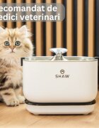 SHAW PRO V3 fântână câini dreptunghiulară senzor pompă inducție sistem filtrare PVC PRO V3 fântână câini și pisici dreptunghiulară senzor pompă inducție sistem filtrare PVC alb 2.5l