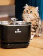 SHAW PRO V3 fântână câini dreptunghiulară senzor pompă inducție sistem filtrare PVC PRO V3 fântână câini și pisici dreptunghiulară senzor pompă inducție sistem filtrare PVC negru 2.5l