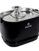 SHAW PRO V3 fântână câini dreptunghiulară senzor pompă inducție sistem filtrare PVC PRO V3 fântână câini și pisici dreptunghiulară senzor pompă inducție sistem filtrare PVC negru 2.5l