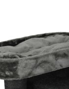 SHAW Roma ansamblu de joacă pisici 4 etaje 1 căsuța MDF și pluș elemente de zgâriat gri 60x60x134cm