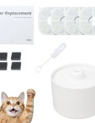 SHAW Set 4 Filtre Fântână Ceramică filtre fântână pisici 4buc