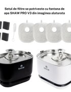 SHAW Set 4 filtre PRO V3 filtre fântână câini și pisici 4buc