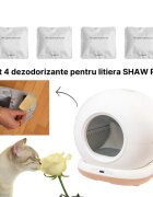 SHAW Set Odorizant Litiera Automata PRO/ ULTRA/ ULTRA VIEW odorizant litieră pisici 28g x4 buc