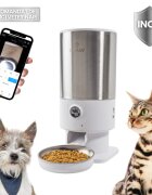 SHAW Smart PRO V3 hrănitor automat câini 1 bol rotund programabil aplicație mobilă PVC Smart PRO V3 hrănitor automat câini și pisici 1 bol rotund programabil aplicație mobilă PVC alb XS-S(5l)