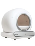 SHAW Smart V3 litieră automată pisici cu filtru auto-curățare aplicație mobilă ionizare alb 48x50.1 cm