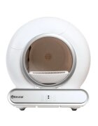 SHAW Smart V3 litieră automată pisici cu filtru auto-curățare aplicație mobilă ionizare alb 48x50.1 cm