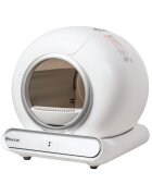 SHAW Smart V3 litieră automată pisici cu filtru auto-curățare aplicație mobilă ionizare alb 48x50.1 cm