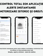 SHAW Smart V3 litieră automată pisici cu filtru auto-curățare aplicație mobilă ionizare alb 48x50.1 cm