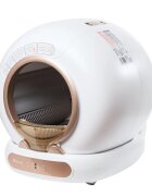SHAW Smart V4 litieră automată pisici auto-curățare ionizare aplicație mobilă alb și auriu 480x505 cm