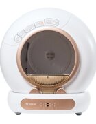 SHAW Smart V4 litieră automată pisici auto-curățare ionizare aplicație mobilă alb și auriu 480x505 cm
