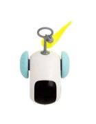 SHAW Soricel cu telecomanda & incarcare USB jucărie interactivă pisici inteligente plastic alb 1buc