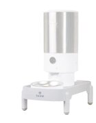 SHAW Tavă susținere si inălțare hrănitor automat suport castroane câini PVC Tavă susținere si inălțare PRO V3 hrănitor automat suport castroane câini și pisici PVC alb și negru 1buc