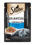 SHEBA Delicatese Ton plic hrană umedă pisici (în aspic) bax 85g x 28buc