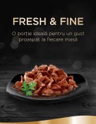 SHEBA Fresh & Fine Selectii Mixte Vită și Pui plic hrană umedă pisici (în sos) multipack 50g x 6buc