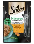 SHEBA Nature's Collection Curcan și Legume plic hrană umedă fără cereale pisici (în aspic) 85g