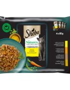 SHEBA Nature's Collection Pasăre plic hrană umedă fără cereale pisici (în sos) multipack 85g x 4buc Nature's Collection Pasăre plic hrană umedă fără cereale pisici (în sos) 85g x4buc