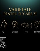 SHEBA Nature's Collection Selectie Mixta Carne și Pește plic hrană umedă fără cereale pisici (în sos) multipack 85g x 4buc
