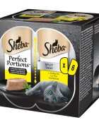 SHEBA Perfect Portions Pui tăviță hrană umedă pisici (pate) multipack 37.5g x 6buc