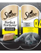 SHEBA Perfect Portions Pui tăviță hrană umedă pisici (pate) multipack 37.5g x 6buc