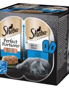SHEBA Perfect Portions Ton tăviță hrană umedă pisici (în sos) multipack 37.5g x 6buc