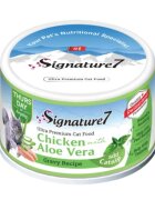 SIGNATURE7 Pui și Aloe Vera conservă hrană umedă fără cereale pisici (în sos) bax 70g x 24buc