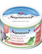SIGNATURE7 Pui și Zucchini conservă hrană umedă fără cereale pisici (în sos) bax 70g x 24buc