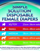 Simple Solution Scutece Caini L/XL 12 buc